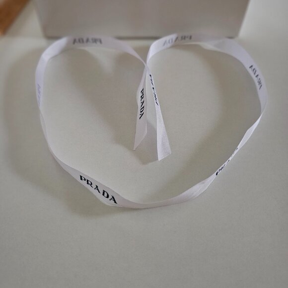 Authentic Prada Shopping Bag & Ribbon - Picture 2 of 2